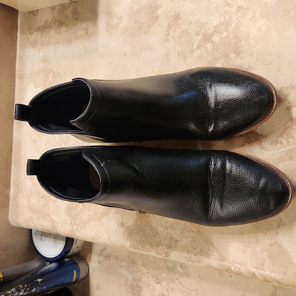 Black ankle boots